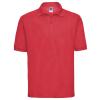 Classic polycotton polo Bright Red