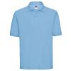 Classic polycotton polo Sky