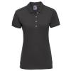 Women's stretch polo Black