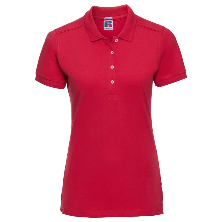 Women's stretch polo Classic Red