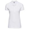 Women's stretch polo White