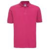 Classic cotton piqué polo Fuchsia