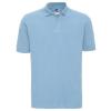 Classic cotton piqué polo Sky