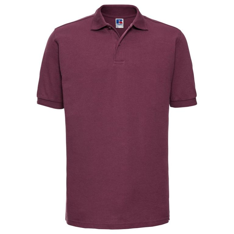 Hard-wearing 60°C wash polo Burgundy