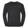 V-neck knitted sweater Charcoal Marl