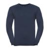 V-neck knitted sweater French Navy