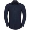 Long sleeve easycare tailored Oxford shirt Bright Navy