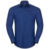 Long sleeve easycare tailored Oxford shirt Bright Royal