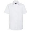 Short sleeve easycare tailored Oxford shirt White