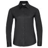 Women's long sleeve easycare Oxford shirt Black