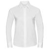 Women's long sleeve easycare Oxford shirt White