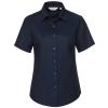 Women's short sleeve Oxford shirt Bright Navy