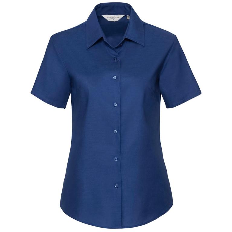 Women's short sleeve Oxford shirt Bright Royal