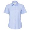 Women's short sleeve Oxford shirt Oxford Blue