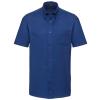 Short sleeve easycare Oxford shirt Bright Royal