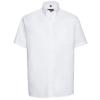 Short sleeve easycare Oxford shirt White