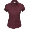 Women's short sleeve easycare fitted stretch shirt Port