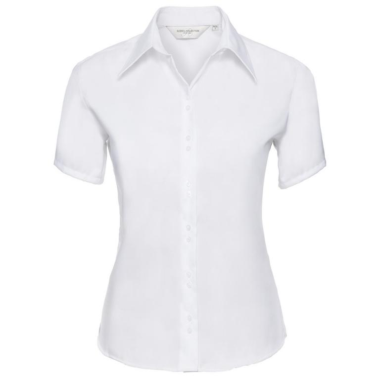 Women's short sleeve ultimate non-iron shirt White