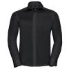 Long sleeve tailored ultimate non-iron shirt Black