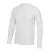 Long sleeve cool T Arctic White