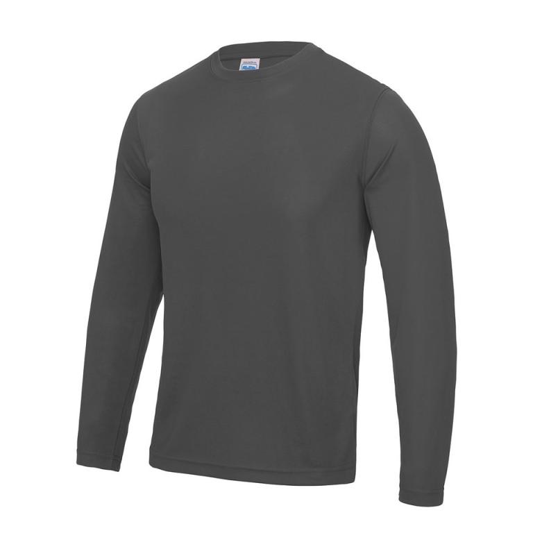 Long sleeve cool T Charcoal