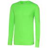 Long sleeve cool T Electric Green