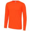 Long sleeve cool T Electric Orange