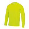 Long sleeve cool T Electric Yellow