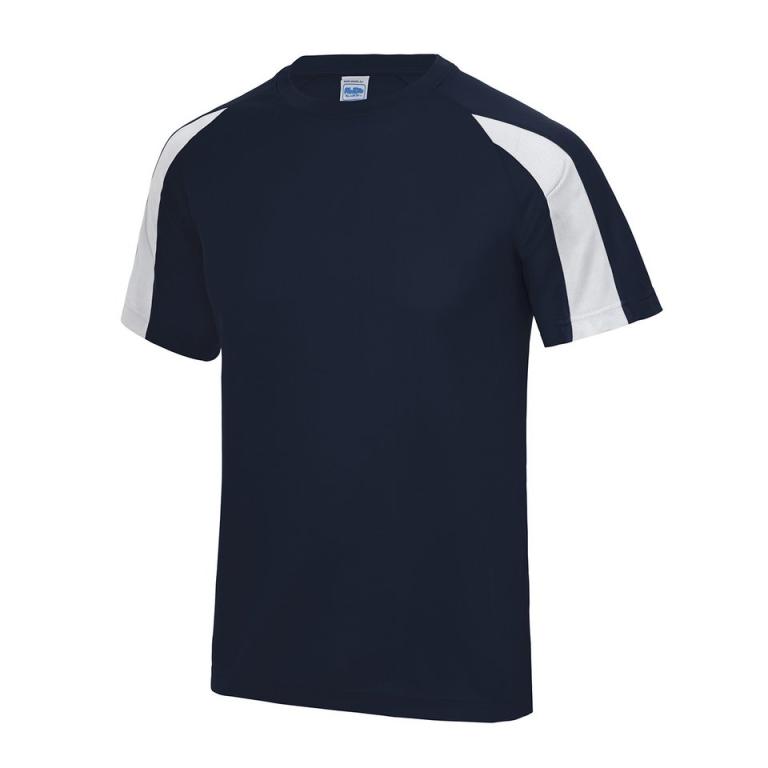 Contrast cool T French Navy/Arctic White