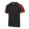 Contrast cool T Jet Black/Fire Red