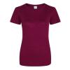 Women's cool T Burgundy