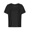 Women’s open back T Jet Black