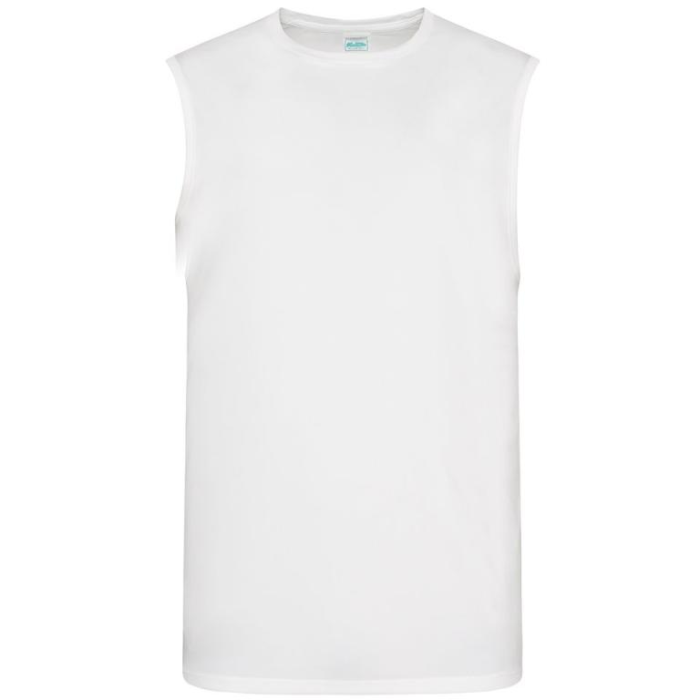 Cool smooth sports vest Arctic White