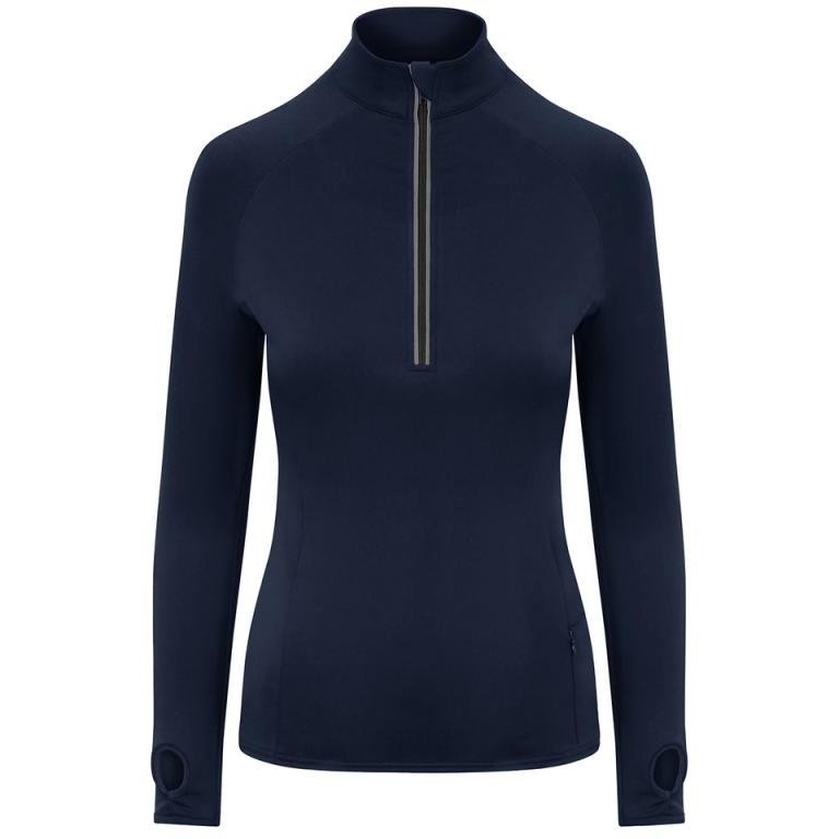 Women's Cool Flex long half-zip top French Navy