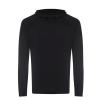 Cool cowl neck top Jet Black