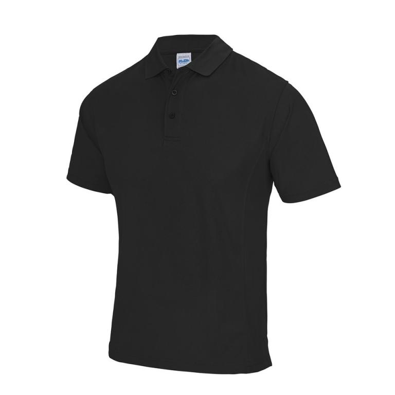 SuperCool performance polo Jet Black