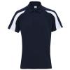 Contrast cool polo French Navy/Arctic White