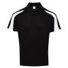 Contrast cool polo Jet Black/Arctic White