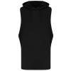 Urban sleeveless muscle hoodie Jet Black