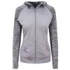 Women's cool contrast zoodie Grey/Grey Melange