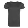 Women's recycled cool T Charcoal