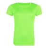 Women's recycled cool T Electric Green