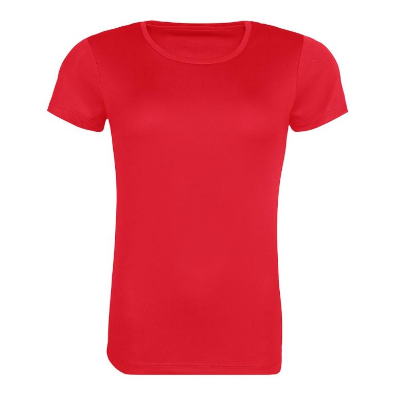 Women's recycled cool T Fire Red