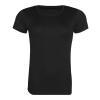 Women's recycled cool T Jet Black