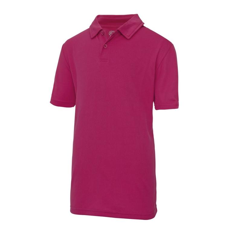 Kids cool polo Hot Pink