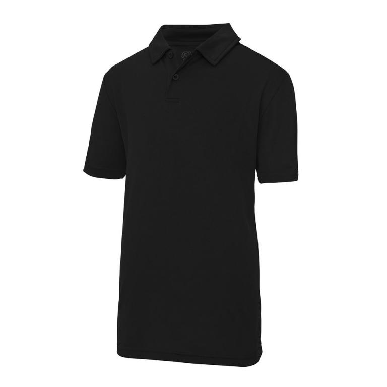 Kids cool polo Jet Black