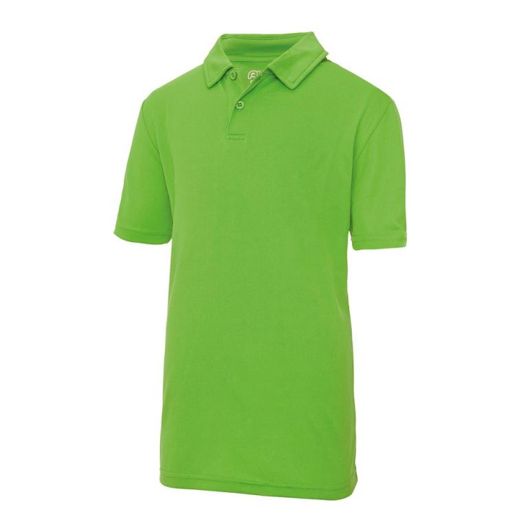 Kids cool polo Lime Green