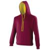 Varsity hoodie Burgundy/Gold