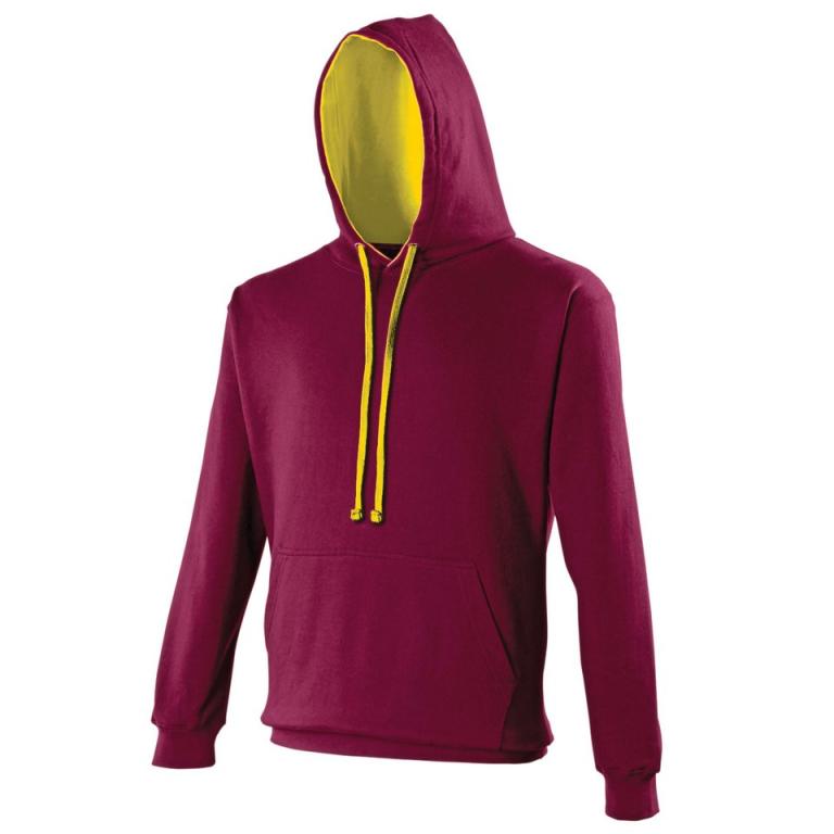 Varsity hoodie Burgundy/Gold