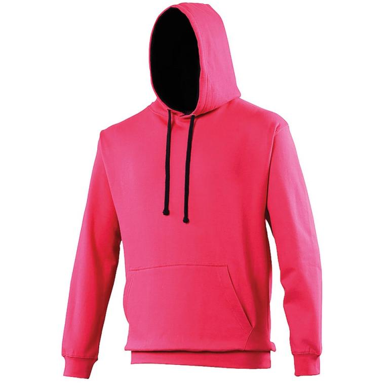 Varsity hoodie Hot Pink/French Navy